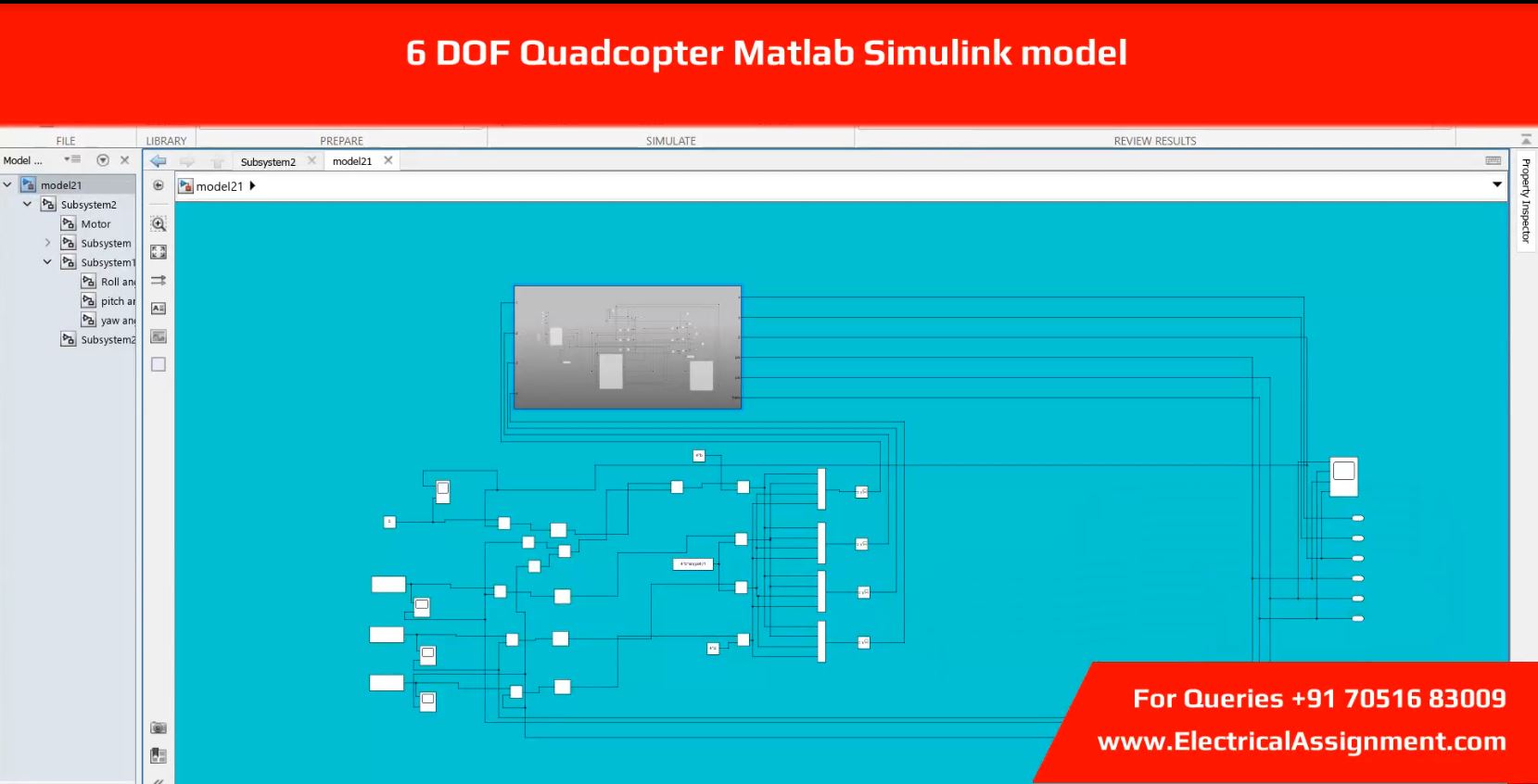 6 DOF Quadcopter Matlab Simulink model simulation output result 1 6 DOF Quadcopter Matlab Simulink model simulation output result 1
