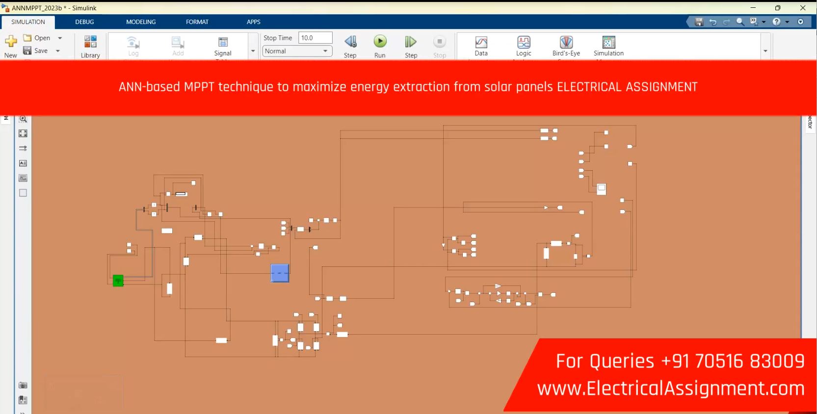 ANN-based MPPT technique to maximize energy extraction from solar panels ELECTRICAL ASSIGNMENT simulation output result 2 ANN-based MPPT technique to maximize energy extraction from solar panels ELECTRICAL ASSIGNMENT simulation output result 2