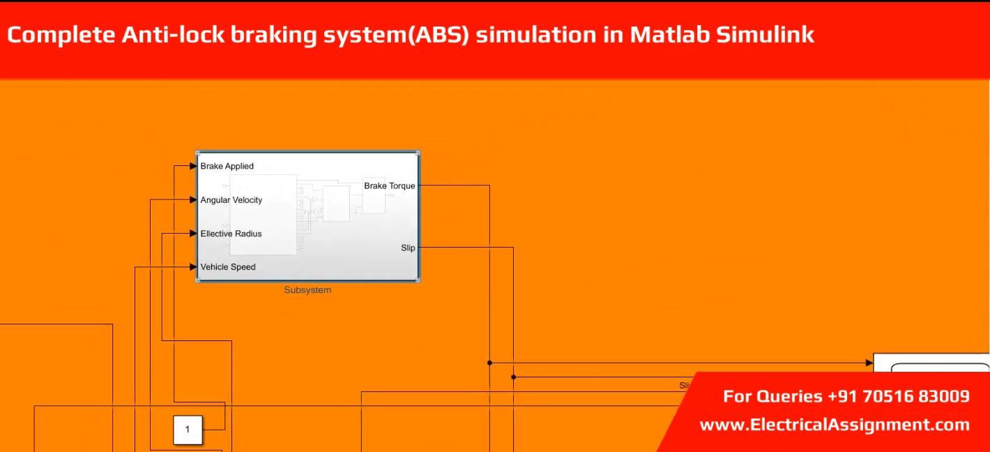 Antilock Braking System ABS Simulation in Simulink simulation output result 6 Antilock Braking System ABS Simulation in Simulink simulation output result 6