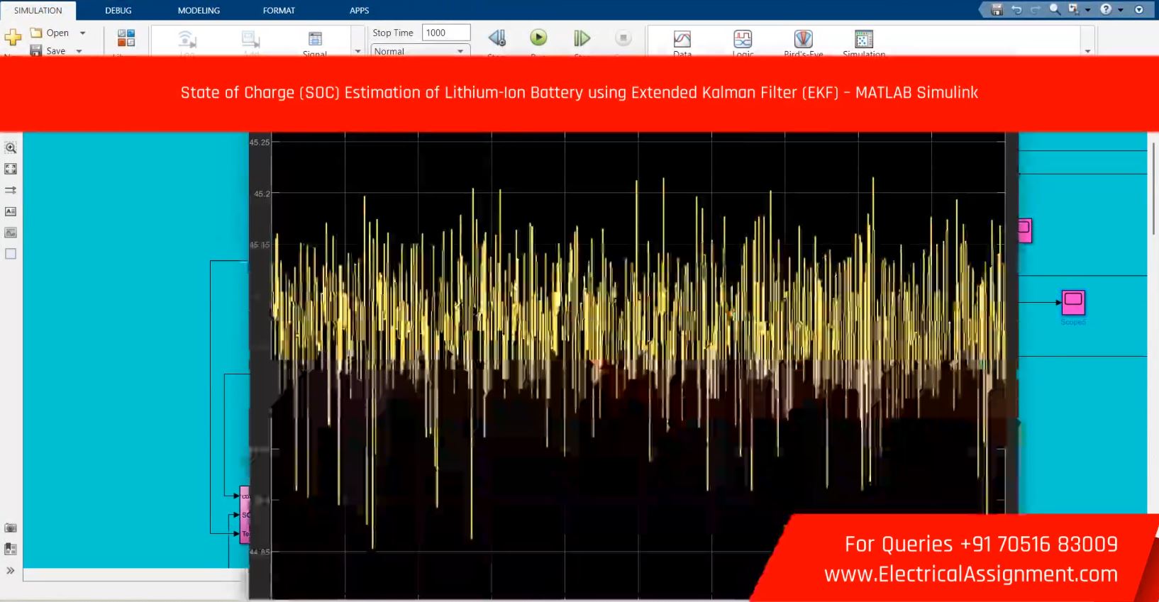 Battery Hysteresis SOC - Extended Kalman filter Battery SOC with Hysteresis - MATLAB simulation output result 3 Battery Hysteresis SOC - Extended Kalman filter Battery SOC with Hysteresis - MATLAB simulation output result 3