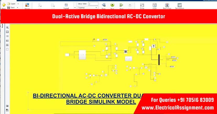 Dual-Active Bridge Bidirectional AC-DC Convertor simulation output result 1 Dual-Active Bridge Bidirectional AC-DC Convertor simulation output result 1