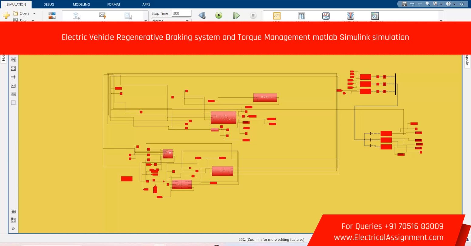 Electric Vehicle Regenerative Braking system and Torque Management matlab Simulink simulation simulation output result 4 Electric Vehicle Regenerative Braking system and Torque Management matlab Simulink simulation simulation output result 4