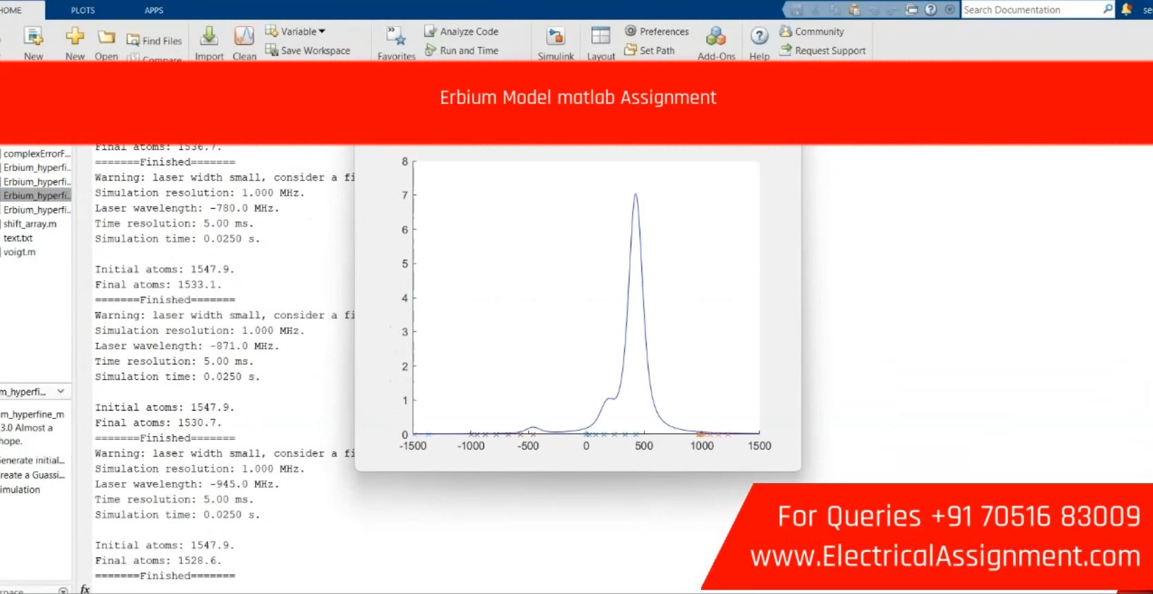 Erbium Model matlab Assignment simulation output result 2 Erbium Model matlab Assignment simulation output result 2