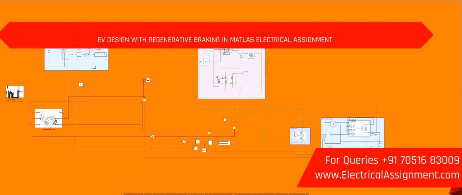 EV DESIGN WITH REGENERATIVE BRAKING IN MATLAB ELECTRICAL ASSIGNMENT simulation output result 2 EV DESIGN WITH REGENERATIVE BRAKING IN MATLAB ELECTRICAL ASSIGNMENT simulation output result 2