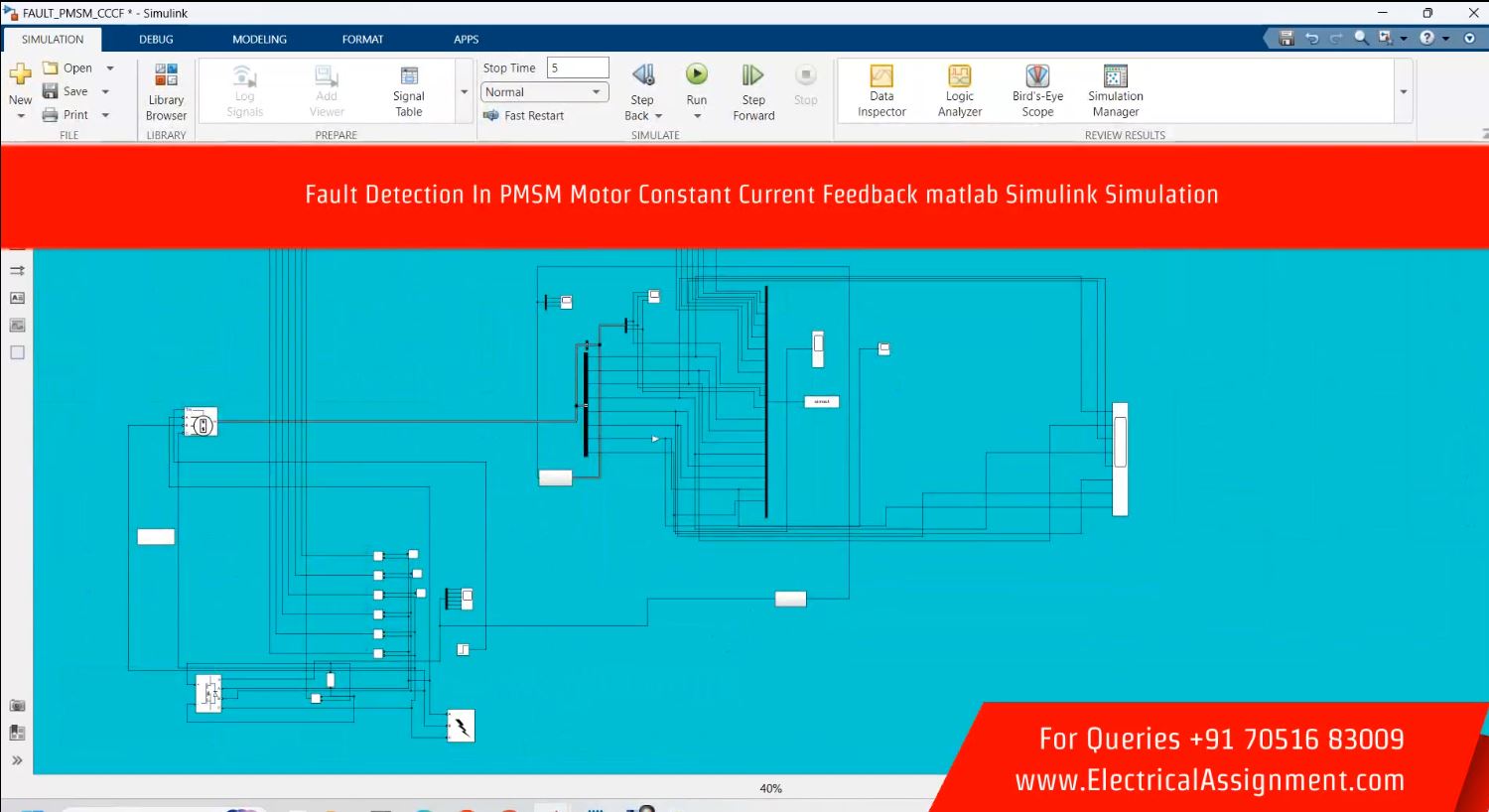 Fault Detection In PMSM Motor Constant Current Feedback matlab Simulink Simulation simulation output result 3 Fault Detection In PMSM Motor Constant Current Feedback matlab Simulink Simulation simulation output result 3