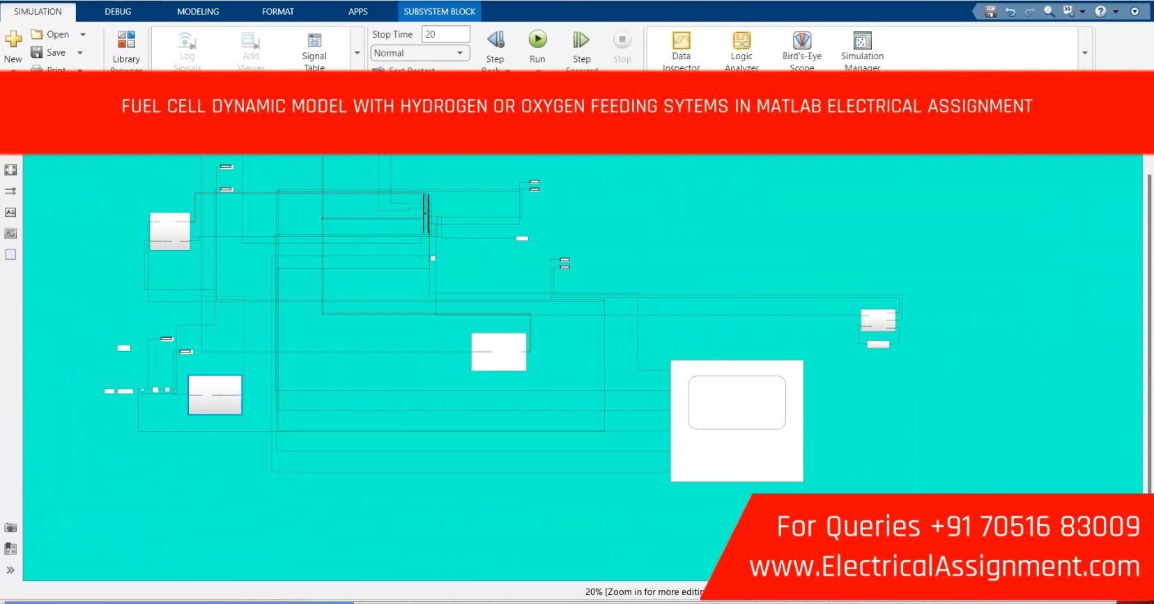 FUEL CELL DYNAMIC MODEL WITH HYDROGEN OR OXYGEN FEEDING SYTEMS IN MATLAB ELECTRICAL ASSIGNMENT simulation output result 1 FUEL CELL DYNAMIC MODEL WITH HYDROGEN OR OXYGEN FEEDING SYTEMS IN MATLAB ELECTRICAL ASSIGNMENT simulation output result 1
