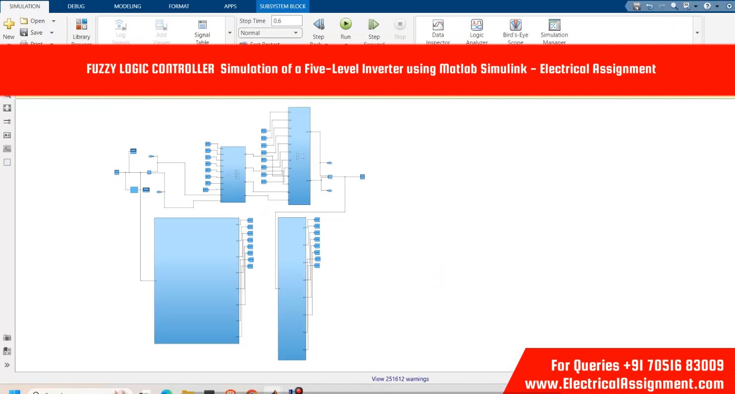 FUZZY LOGIC CONTROLLER Simulation of a Five-Level Inverter using Matlab Simulink simulation output result 3 FUZZY LOGIC CONTROLLER Simulation of a Five-Level Inverter using Matlab Simulink simulation output result 3
