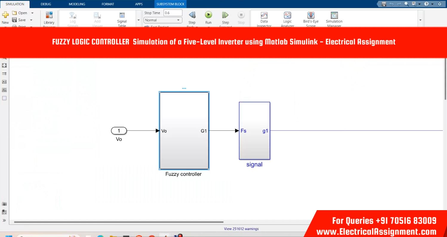 FUZZY LOGIC CONTROLLER Simulation of a Five-Level Inverter using Matlab Simulink simulation output result 5 FUZZY LOGIC CONTROLLER Simulation of a Five-Level Inverter using Matlab Simulink simulation output result 5