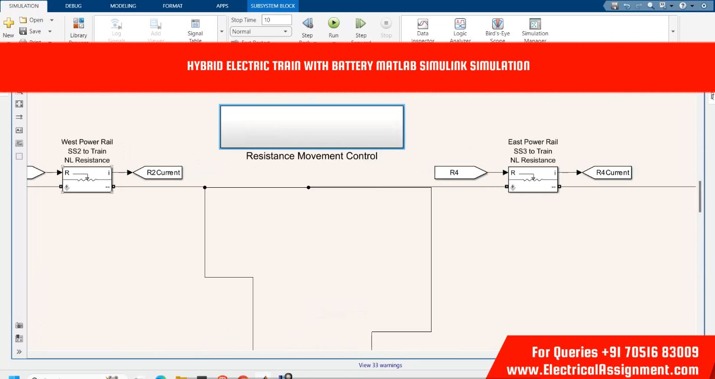 HYBRID ELECTRIC TRAIN WITH BATTERY MATLAB SIMULINK SIMULATION simulation output result 3 HYBRID ELECTRIC TRAIN WITH BATTERY MATLAB SIMULINK SIMULATION simulation output result 3