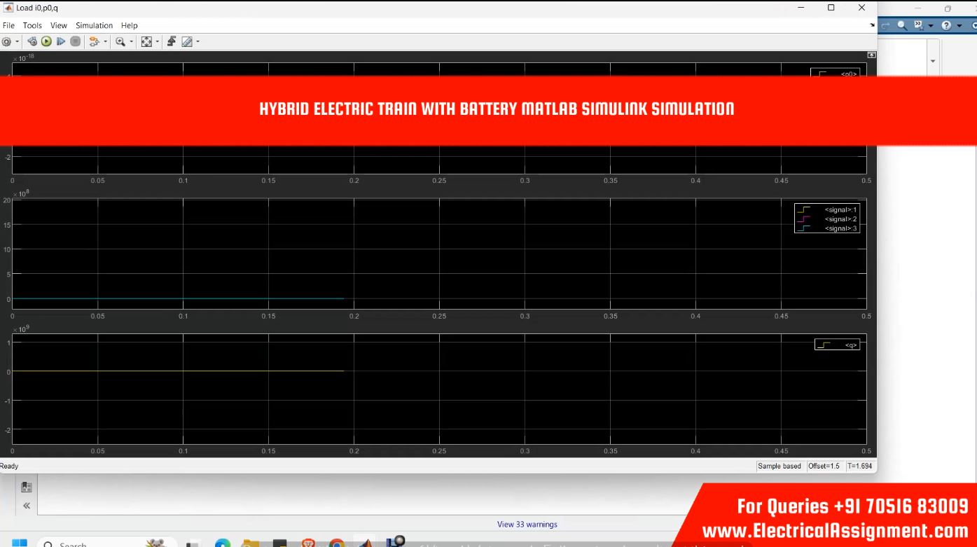 HYBRID ELECTRIC TRAIN WITH BATTERY MATLAB SIMULINK SIMULATION simulation output result 5 HYBRID ELECTRIC TRAIN WITH BATTERY MATLAB SIMULINK SIMULATION simulation output result 5