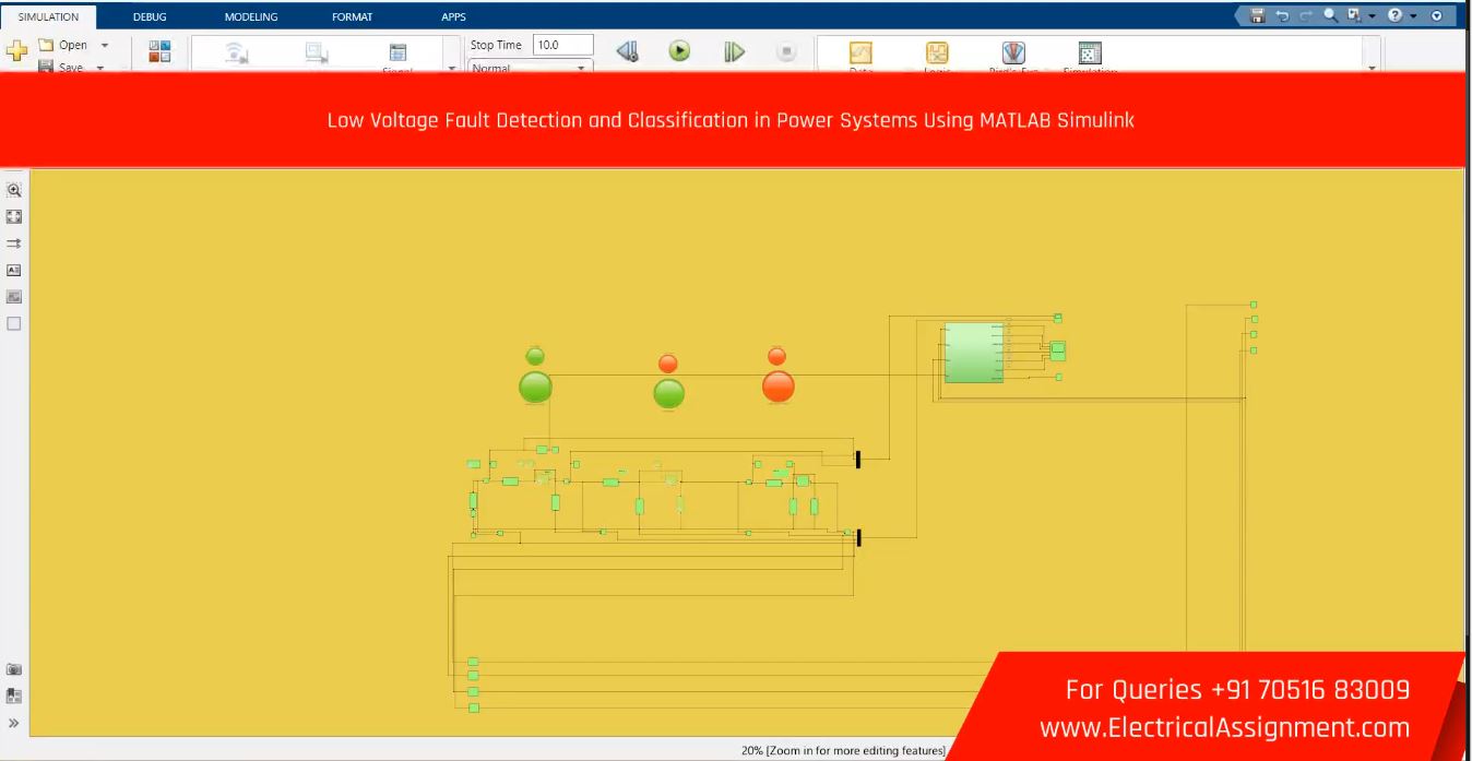 Low Voltage Fault Detection and Classification in Power Systems Using MATLAB Simulink simulation output result 1 Low Voltage Fault Detection and Classification in Power Systems Using MATLAB Simulink simulation output result 1