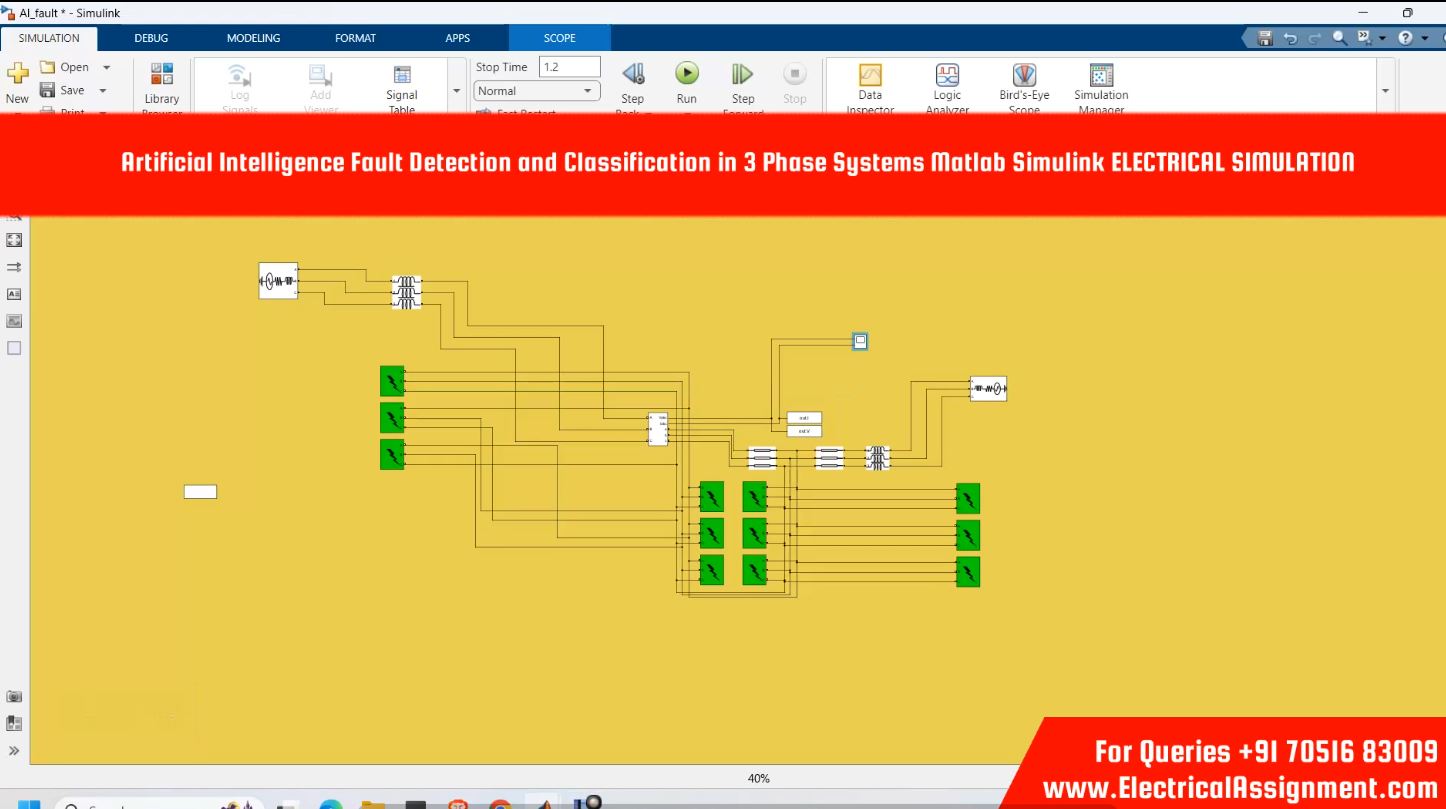 Low Voltage Fault Detection and Classification in Power Systems Using MATLAB Simulink simulation output result 8 Low Voltage Fault Detection and Classification in Power Systems Using MATLAB Simulink simulation output result 8
