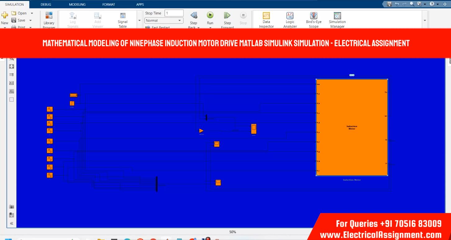 Mathematical Modeling of NinePhase Induction Motor Drive Matlab Simulink Simulation simulation output result 6 Mathematical Modeling of NinePhase Induction Motor Drive Matlab Simulink Simulation simulation output result 6