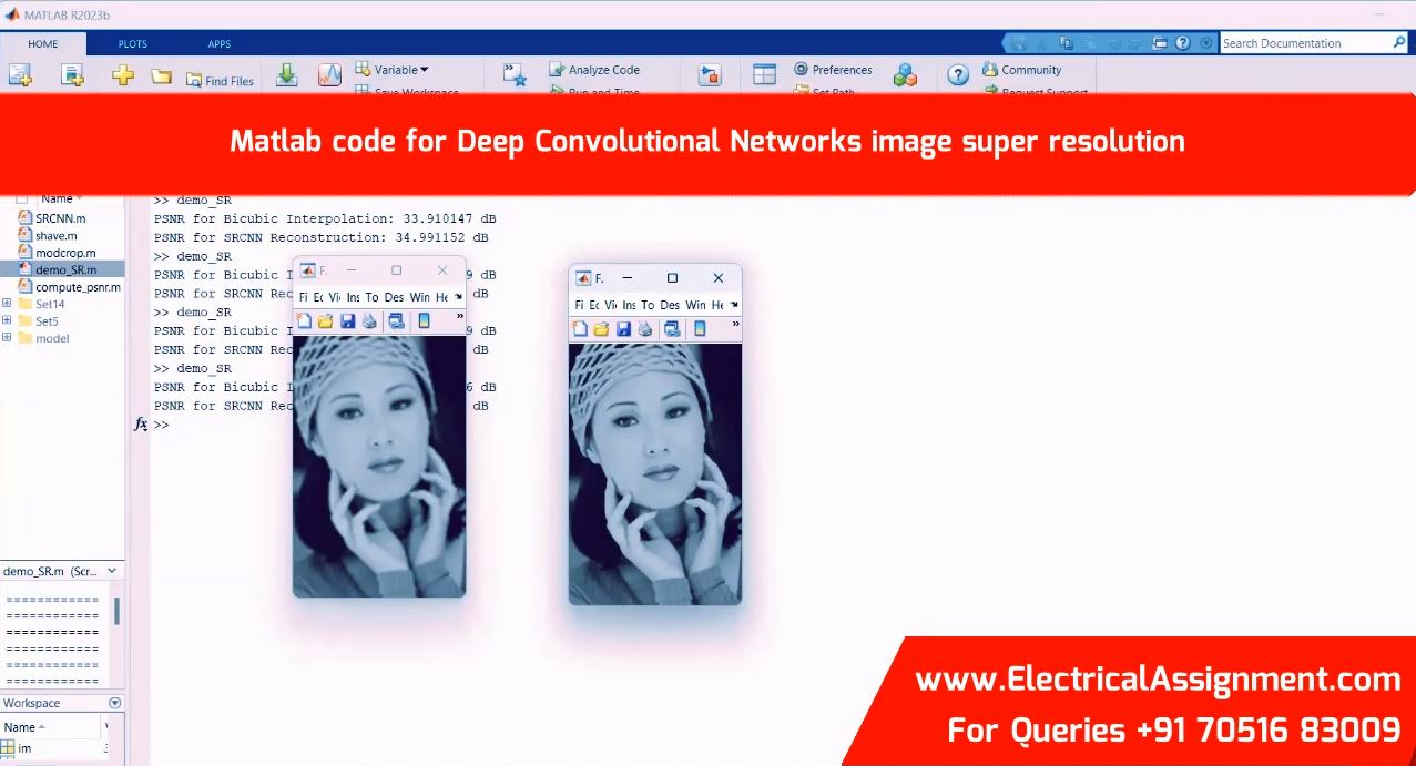 Matlab code for Deep Convolutional Networks image super resolution simulation output result 1 Matlab code for Deep Convolutional Networks image super resolution simulation output result 1