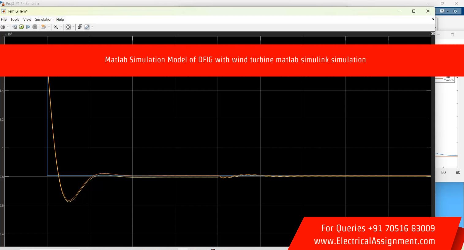 Matlab Simulation Model of DFIG with wind turbine matlab simulink simulation simulation output result 3 Matlab Simulation Model of DFIG with wind turbine matlab simulink simulation simulation output result 3