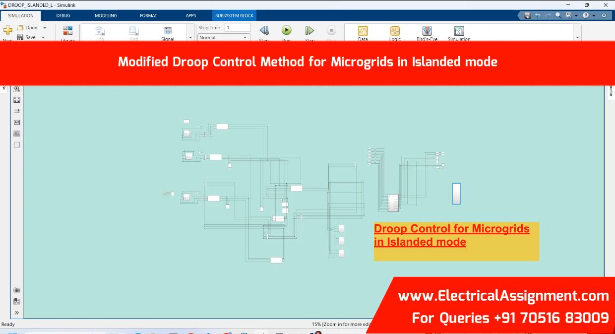Modified Droop Control Method for Microgrids in Islanded mode simulation output result 3 Modified Droop Control Method for Microgrids in Islanded mode simulation output result 3