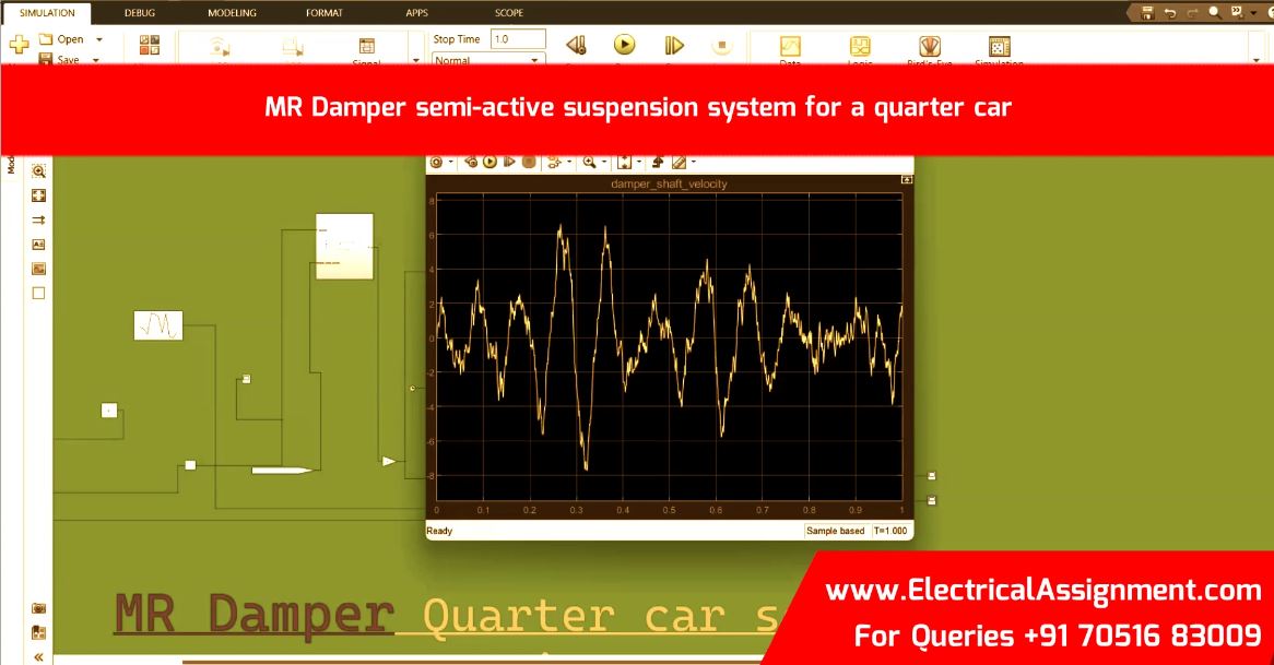 MR Damper semi-active suspension system for a quarter car simulation output result 2 MR Damper semi-active suspension system for a quarter car simulation output result 2