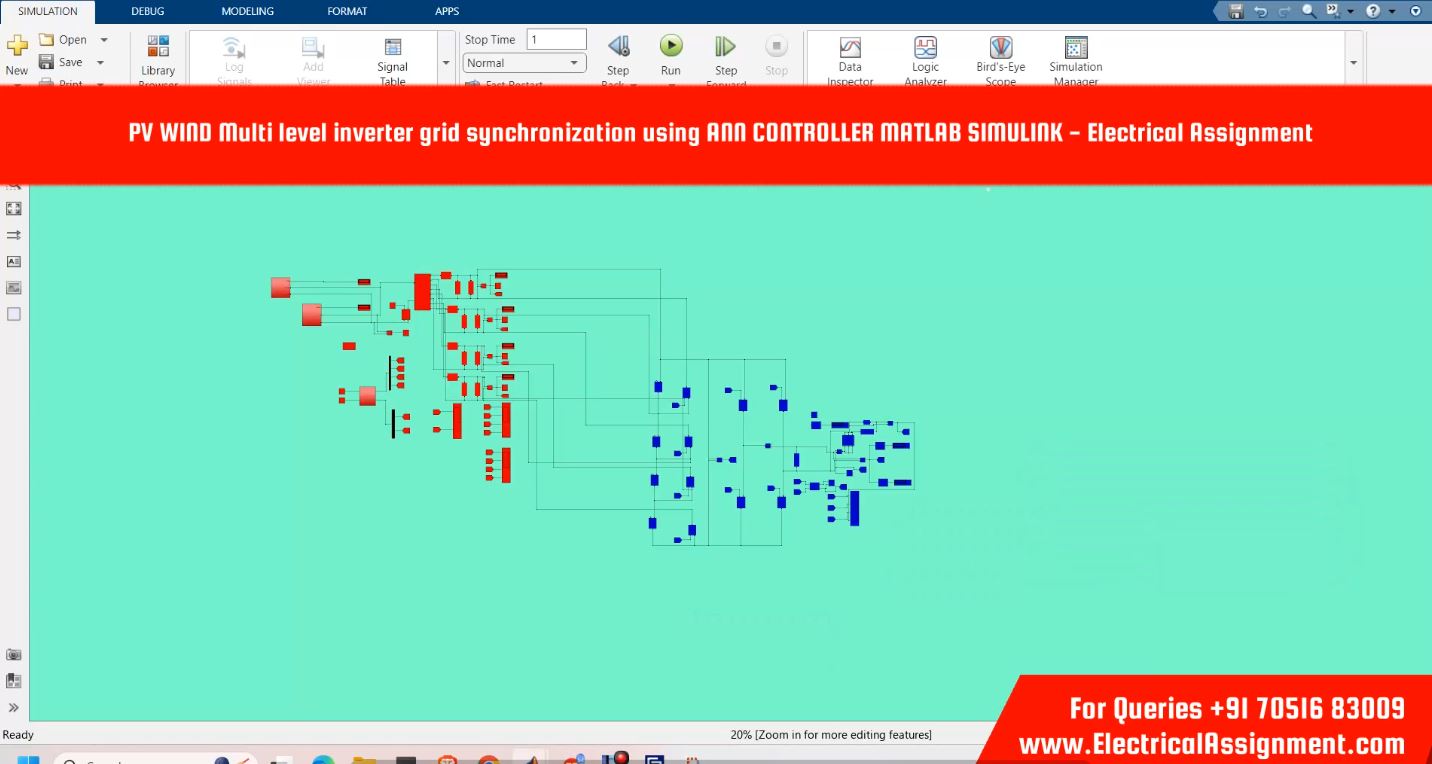 MULTI-LEVEL INVERTER SIMULATION simulation output result 4 MULTI-LEVEL INVERTER SIMULATION simulation output result 4