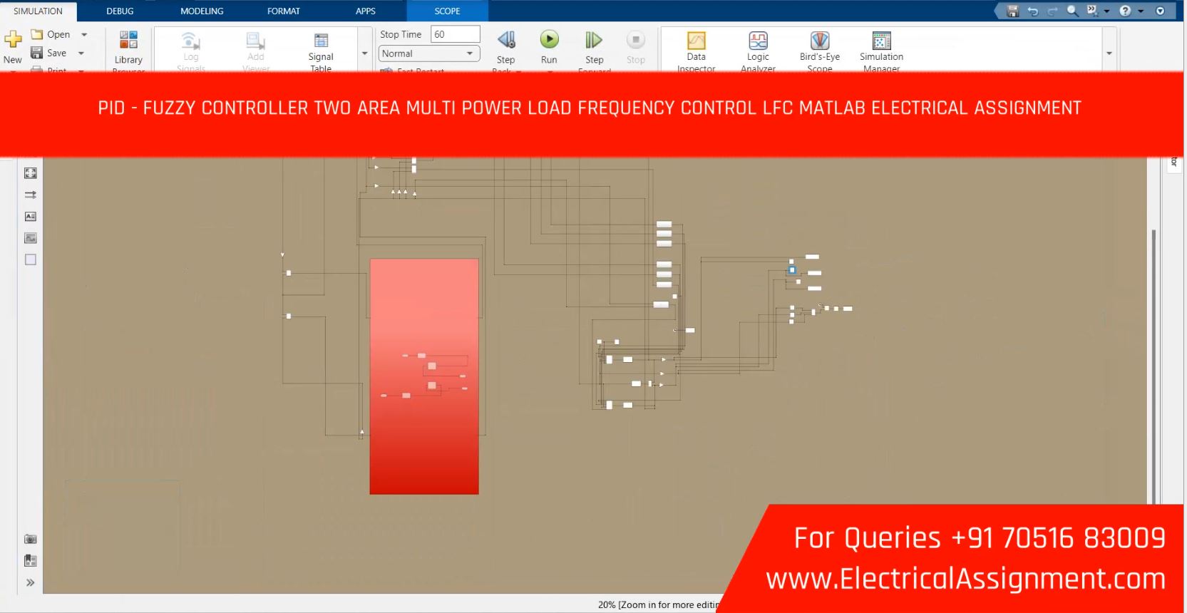 PID - FUZZY CONTROLLER TWO AREA MULTI POWER LOAD FREQUENCY CONTROL LFC MATLAB ELECTRICAL ASSIGNMENT simulation output result 5 PID - FUZZY CONTROLLER TWO AREA MULTI POWER LOAD FREQUENCY CONTROL LFC MATLAB ELECTRICAL ASSIGNMENT simulation output result 5