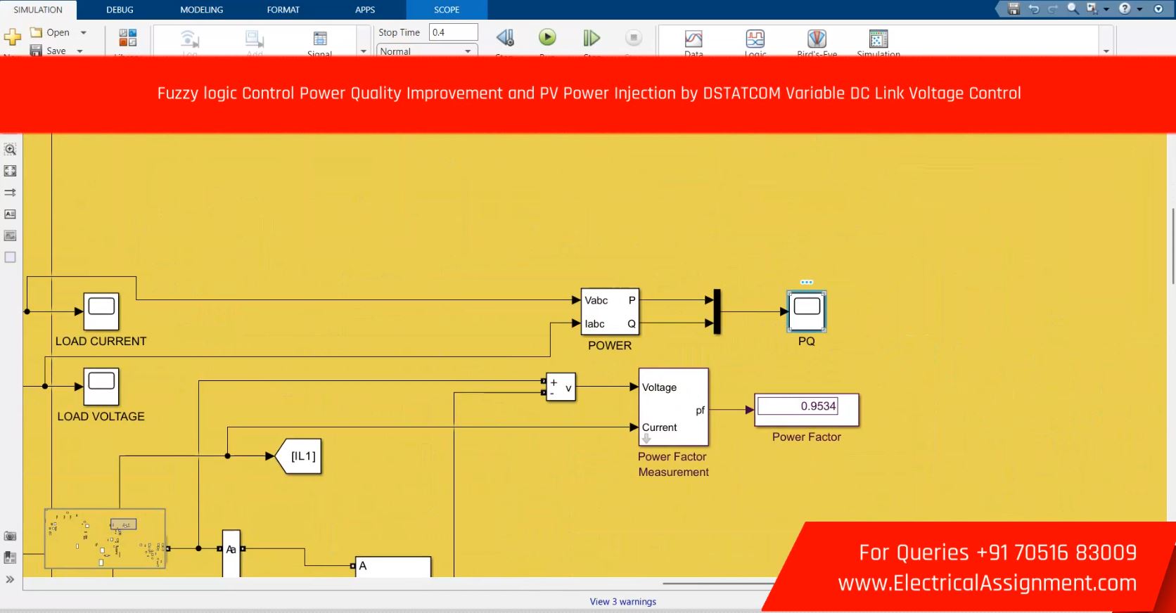 Power Quality Improvement Using Dynamic Voltage Restorer simulation output result 4 Power Quality Improvement Using Dynamic Voltage Restorer simulation output result 4