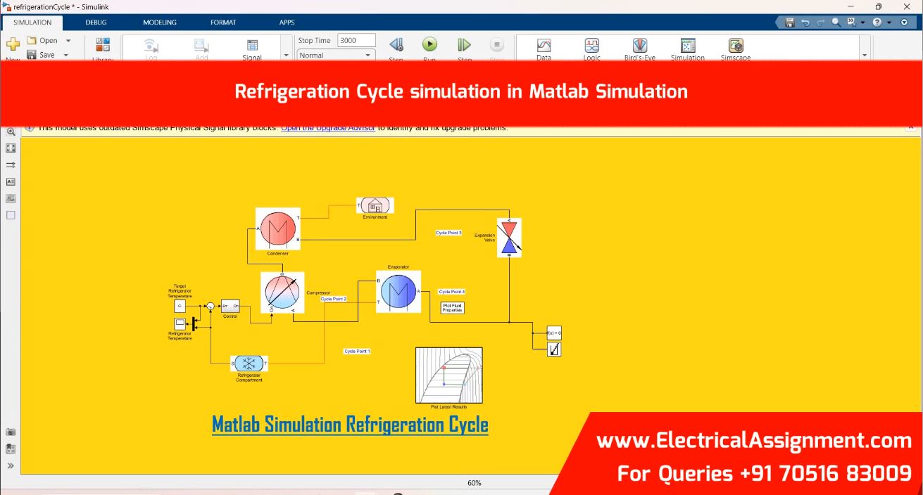 Refrigeration Cycle simulation in Matlab Simulation simulation output result 2 Refrigeration Cycle simulation in Matlab Simulation simulation output result 2