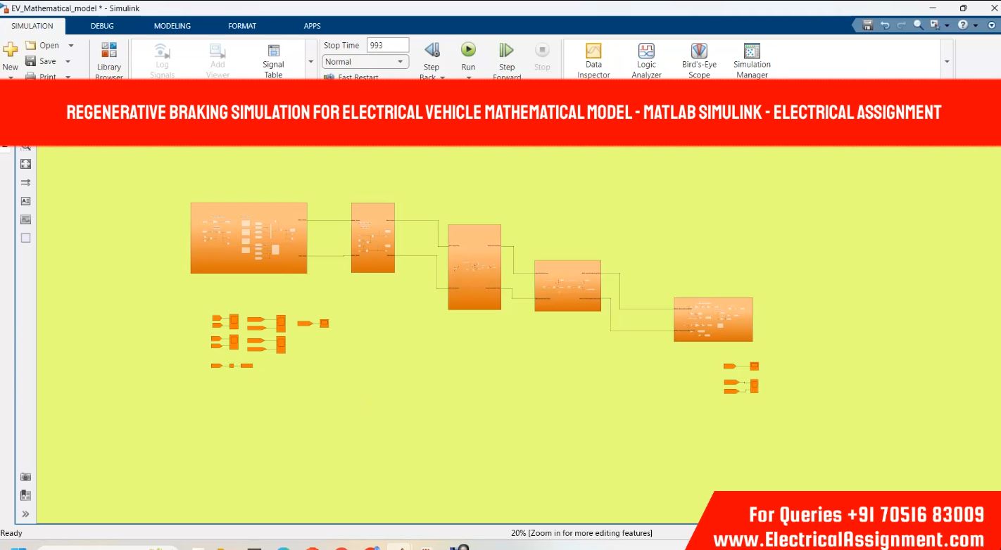 Regenerative Braking Simulation for Electrical Vehicle Mathematical Model - Matlab Simulink simulation output result 4 Regenerative Braking Simulation for Electrical Vehicle Mathematical Model - Matlab Simulink simulation output result 4
