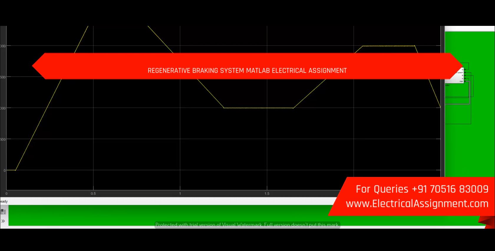 REGENERATIVE BRAKING SYSTEM MATLAB ELECTRICAL ASSIGNMENT simulation output result 1 REGENERATIVE BRAKING SYSTEM MATLAB ELECTRICAL ASSIGNMENT simulation output result 1