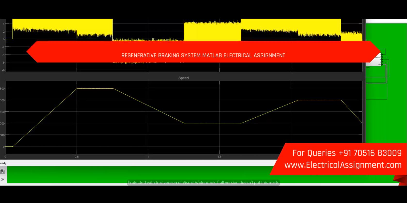 REGENERATIVE BRAKING SYSTEM MATLAB ELECTRICAL ASSIGNMENT simulation output result 4 REGENERATIVE BRAKING SYSTEM MATLAB ELECTRICAL ASSIGNMENT simulation output result 4
