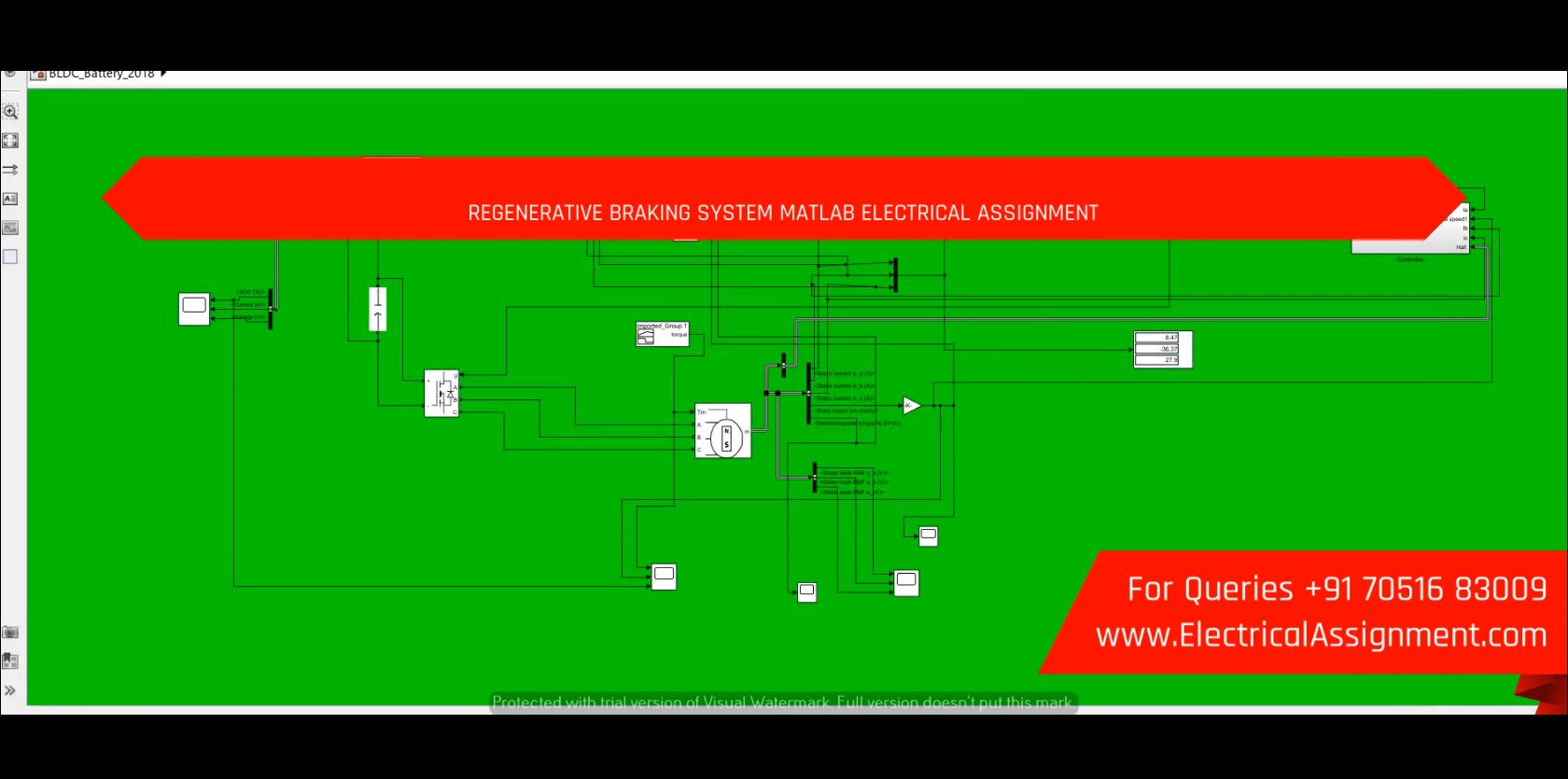 REGENERATIVE BRAKING SYSTEM MATLAB ELECTRICAL ASSIGNMENT simulation output result 6 REGENERATIVE BRAKING SYSTEM MATLAB ELECTRICAL ASSIGNMENT simulation output result 6