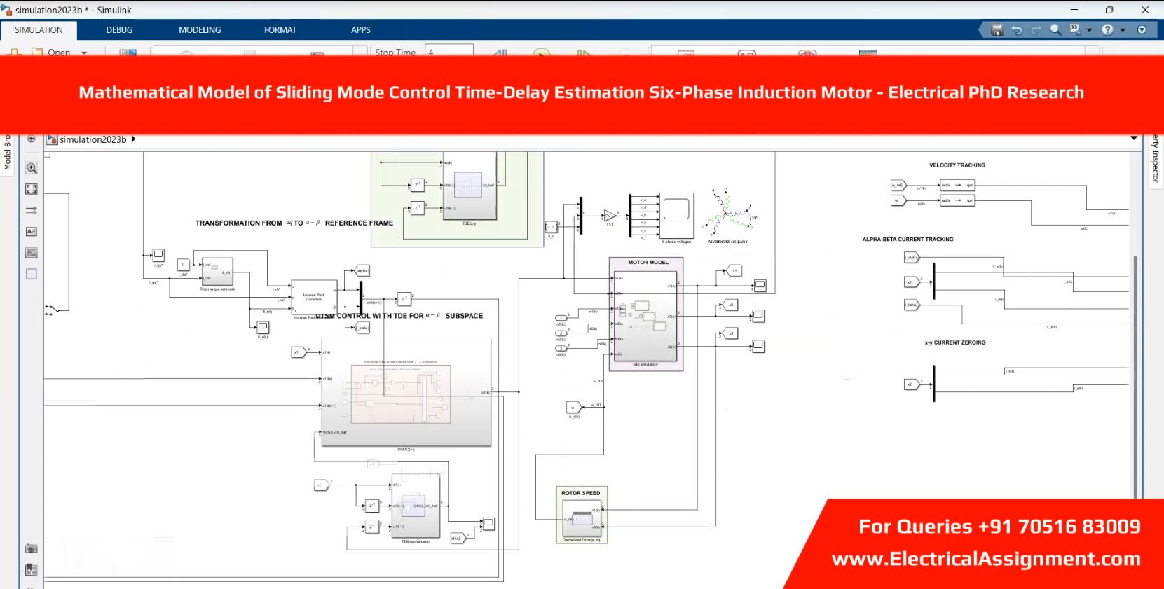 Sliding mode IFOC for induction motor simulation output result 3 Sliding mode IFOC for induction motor simulation output result 3