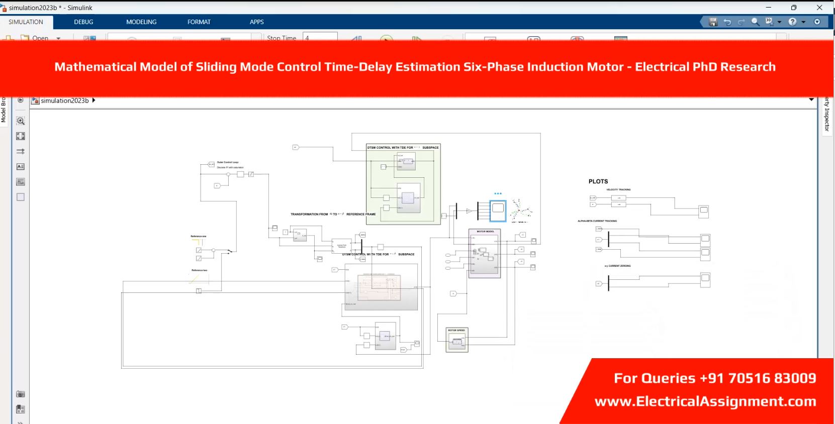 Sliding mode IFOC for induction motor simulation output result 6 Sliding mode IFOC for induction motor simulation output result 6