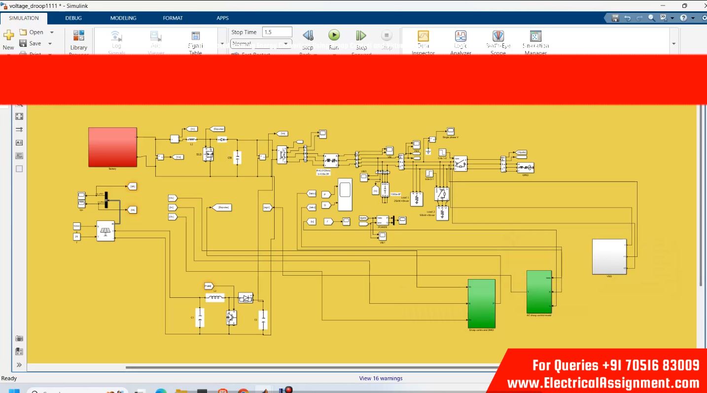 Stability Analysis of Grid-Integrated Farming Energy Converters Using Droop Control and Virtual Synchronous Generators (VSGs) MATLAB ELECTRICAL SIMULATION simulation output result 6 Stability Analysis of Grid-Integrated Farming Energy Converters Using Droop Control and Virtual Synchronous Generators (VSGs) MATLAB ELECTRICAL SIMULATION simulation output result 6