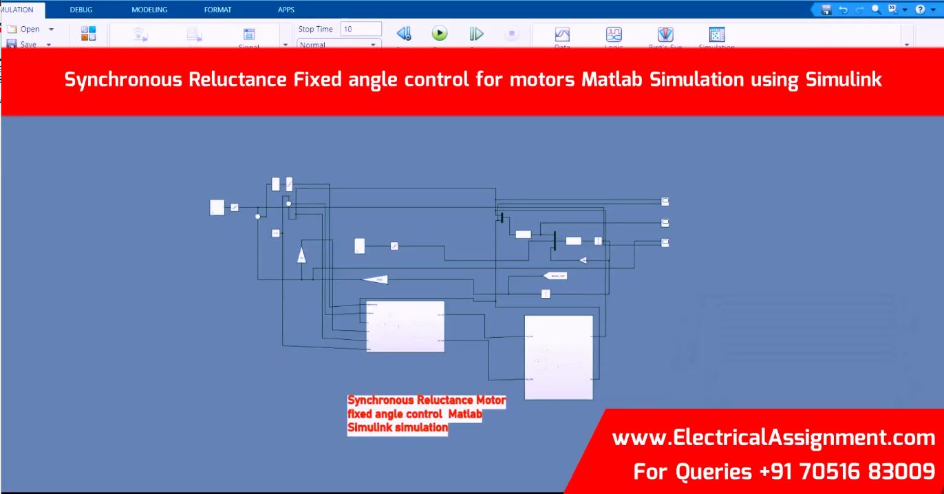 Synchronous Reluctance Fixed angle control for motors Matlab Simulation using Simulink simulation output result 3 Synchronous Reluctance Fixed angle control for motors Matlab Simulation using Simulink simulation output result 3