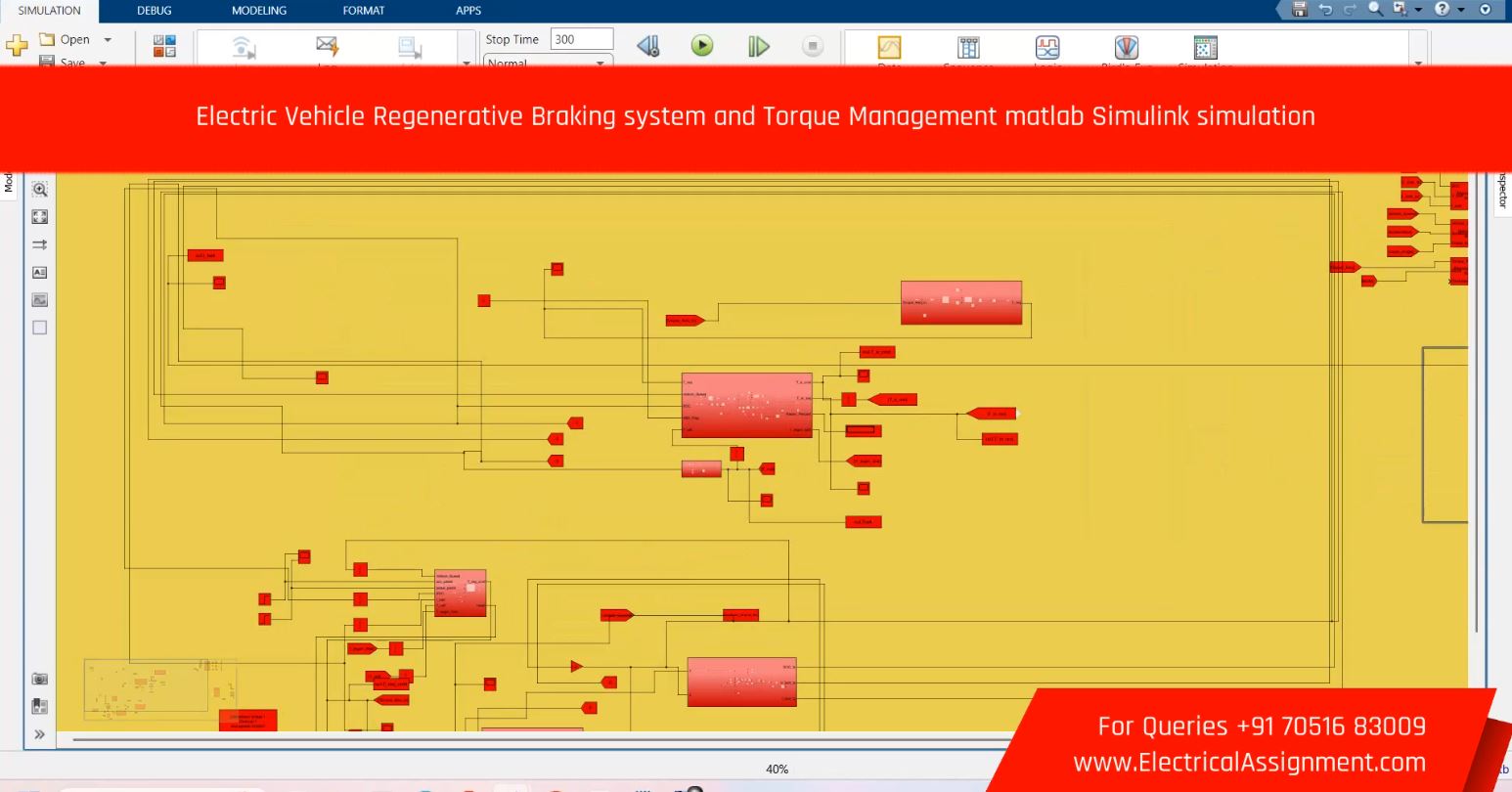 Regenerative Braking System simulation project image