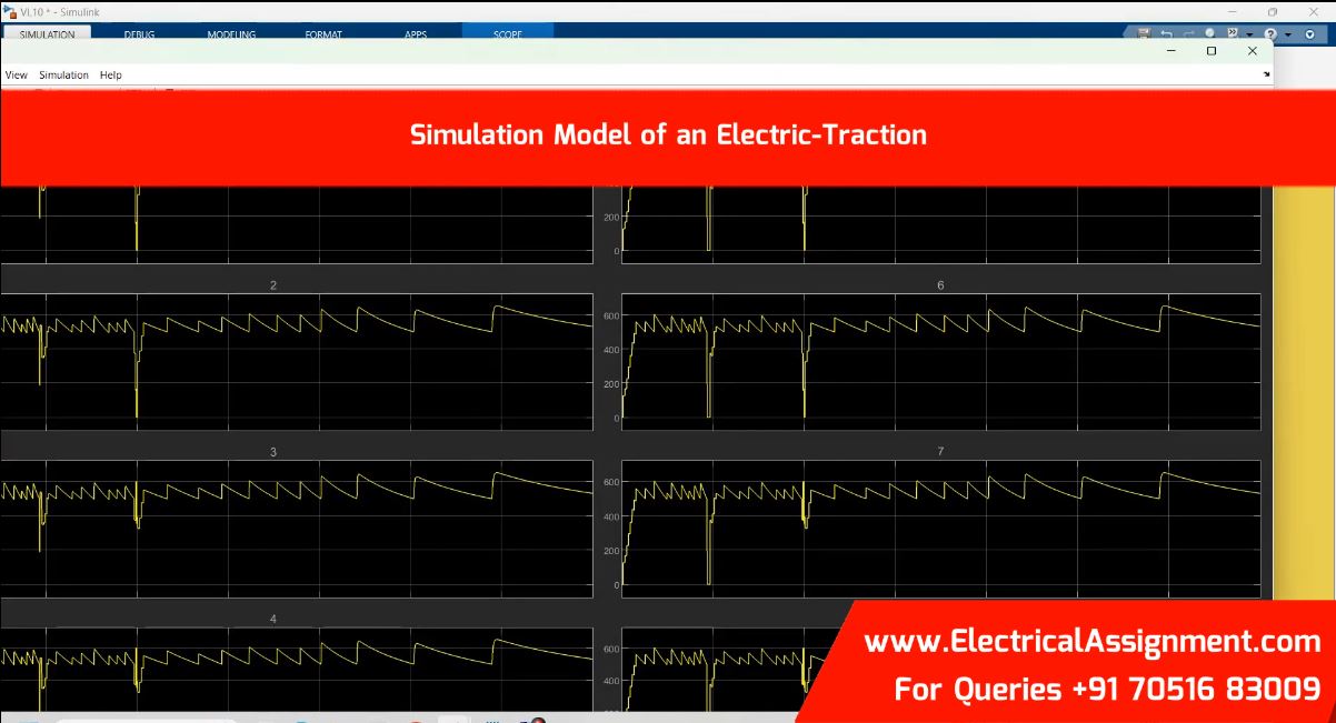 Electric Traction Model simulation project image