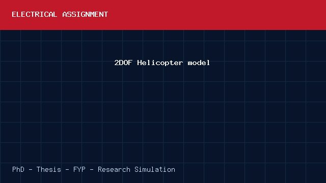 2DOF Helicopter model project video cover image 2DOF Helicopter model project video cover image