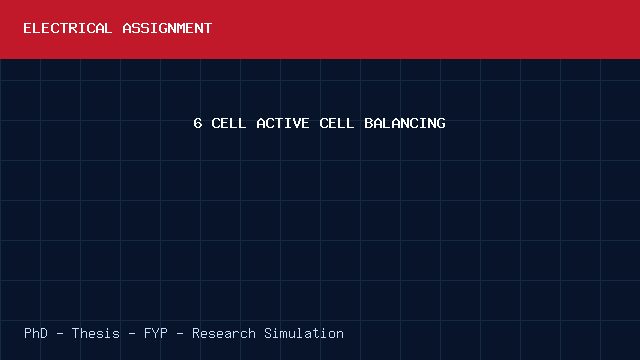 6 CELL ACTIVE CELL BALANCING project video cover image 6 CELL ACTIVE CELL BALANCING project video cover image