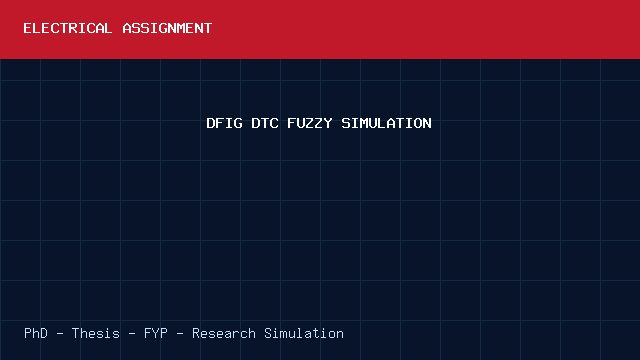 DFIG DTC FUZZY SIMULATION project video cover image DFIG DTC FUZZY SIMULATION project video cover image