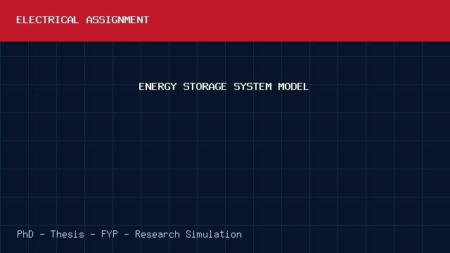ENERGY STORAGE SYSTEM MODEL project video cover image ENERGY STORAGE SYSTEM MODEL project video cover image