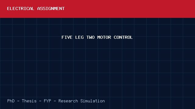 FIVE LEG TWO MOTOR CONTROL project video cover image FIVE LEG TWO MOTOR CONTROL project video cover image