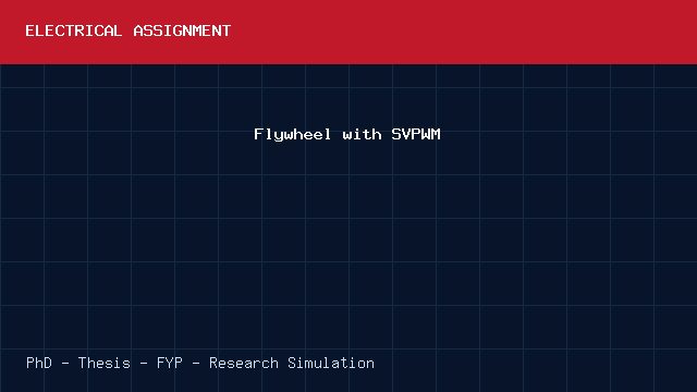 Flywheel with SVPWM project video cover image Flywheel with SVPWM project video cover image
