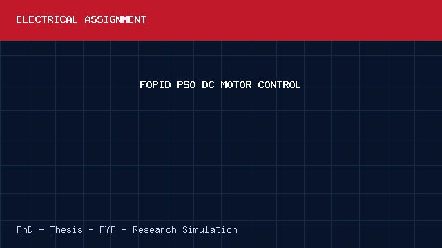 FOPID PSO DC MOTOR CONTROL project video cover image FOPID PSO DC MOTOR CONTROL project video cover image
