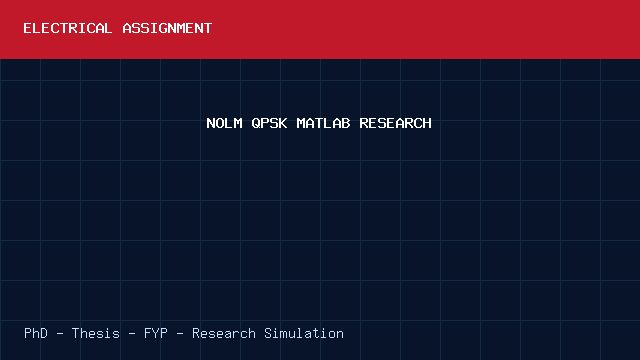 NOLM QPSK MATLAB RESEARCH project video cover image NOLM QPSK MATLAB RESEARCH project video cover image