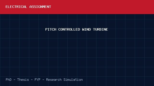 PITCH CONTROLLED WIND TURBINE project video cover image PITCH CONTROLLED WIND TURBINE project video cover image