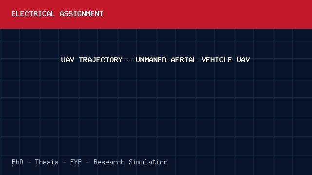 UAV TRAJECTORY - UNMANED AERIAL VEHICLE UAV project video cover image UAV TRAJECTORY - UNMANED AERIAL VEHICLE UAV project video cover image