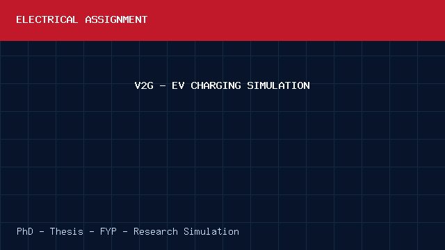 V2G - EV CHARGING SIMULATION project video cover image V2G - EV CHARGING SIMULATION project video cover image